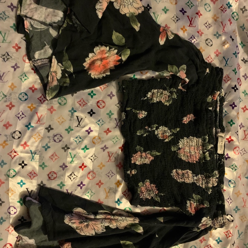 Floral Crop top